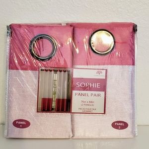 2 panel curtains. New